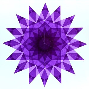 Sokhen&#39;s Lavender Waldorf Window Star