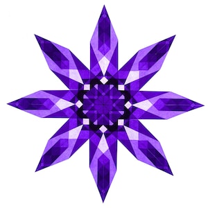 Britteny’s Lavender Purple Waldorf Window Star
