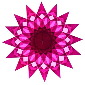 John Jack&#39;s Eggplant Plum Waldorf Window Star