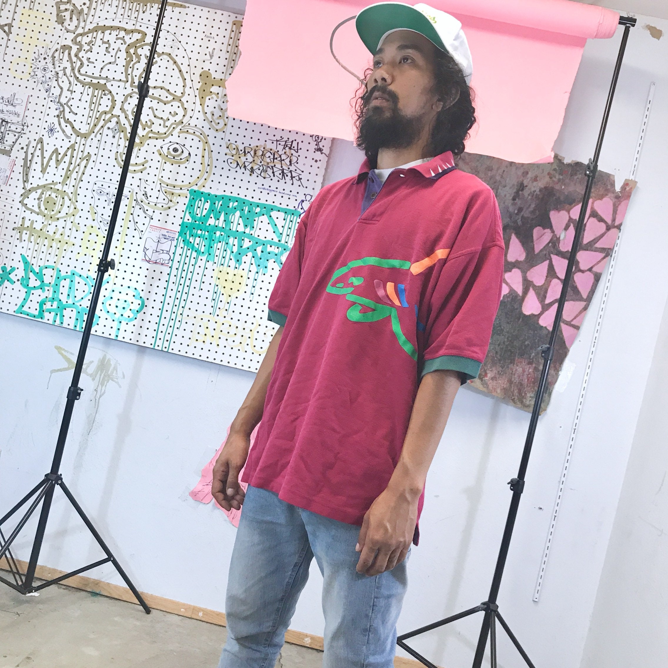 reebok rainbow shirt