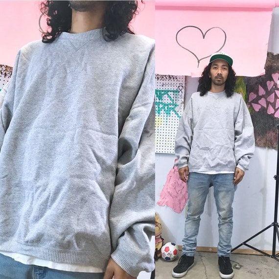Vintage champion sweatshirt grey oversized xxl cre
