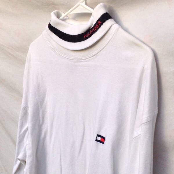 Tommy Hilfiger Jumper TURTLENECK Made in Taiwan Size XL