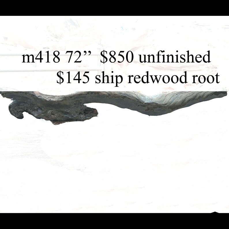 Fireplace Mantel Shelf Redwood Mantel Live Edge Root Etsy