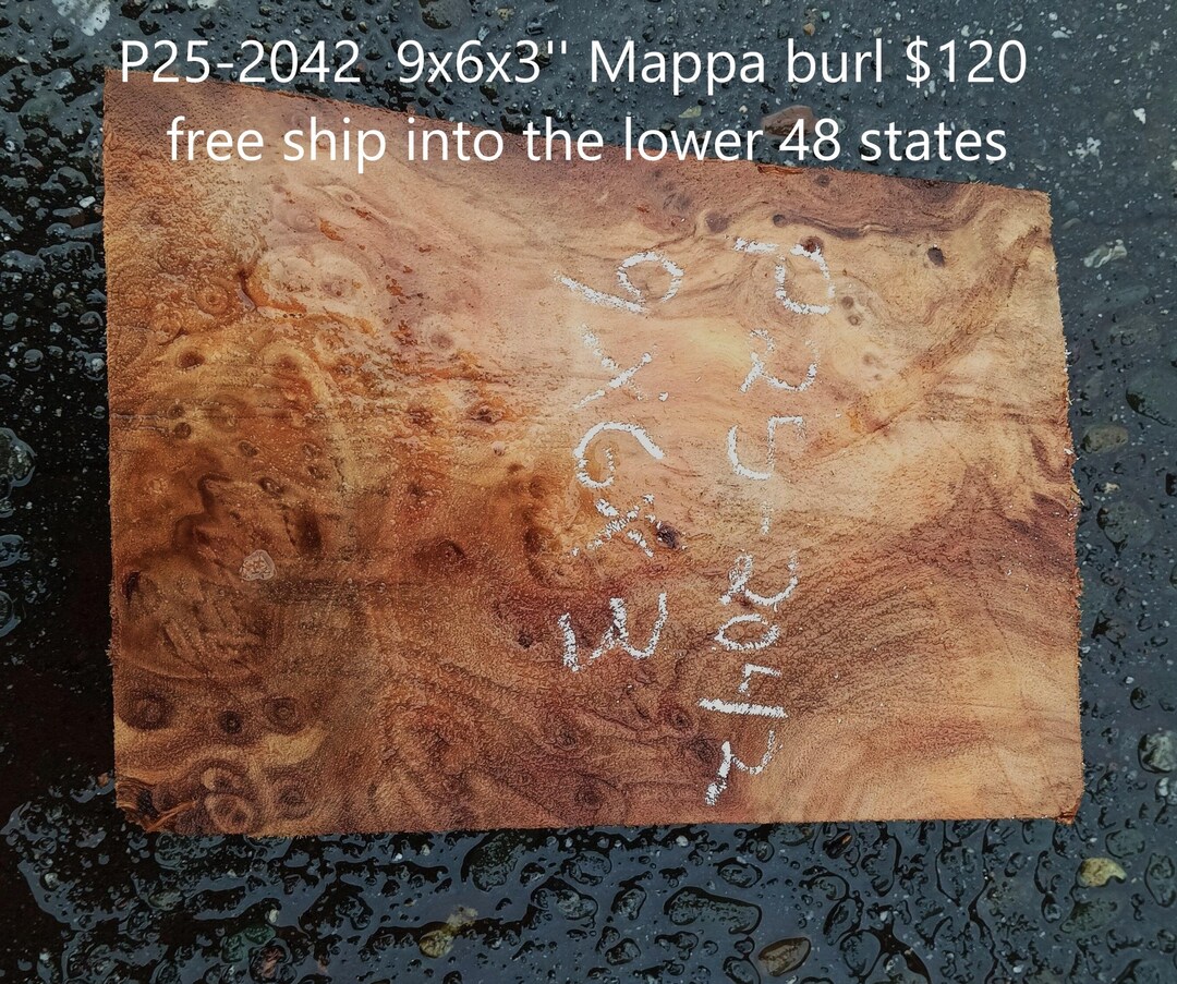 P24 Blocks Poplar Burl Blank | Turning Block | DIY Crafts | P24-2042 - Etsy