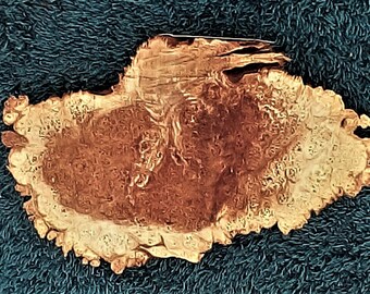 Maple burl slab | live edge | river table | DIY crafts | burl clock | ma23-0546