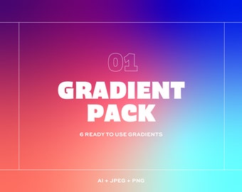 Gradient Background Pack | JPEG PNG Adobe Illustrator