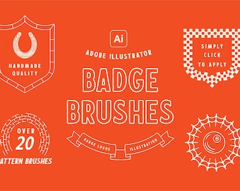 Logo Badge Pattern Brush for Ai