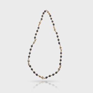Vintage Graff 18kt Gold and Onyx Figural Necklace
