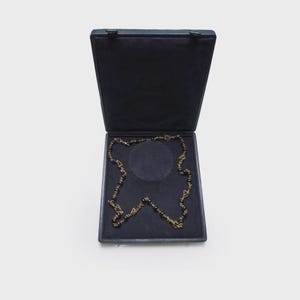 Vintage Graff 18kt Gold and Onyx Figural Necklace