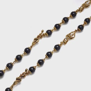 Vintage Graff 18kt Gold and Onyx Figural Necklace
