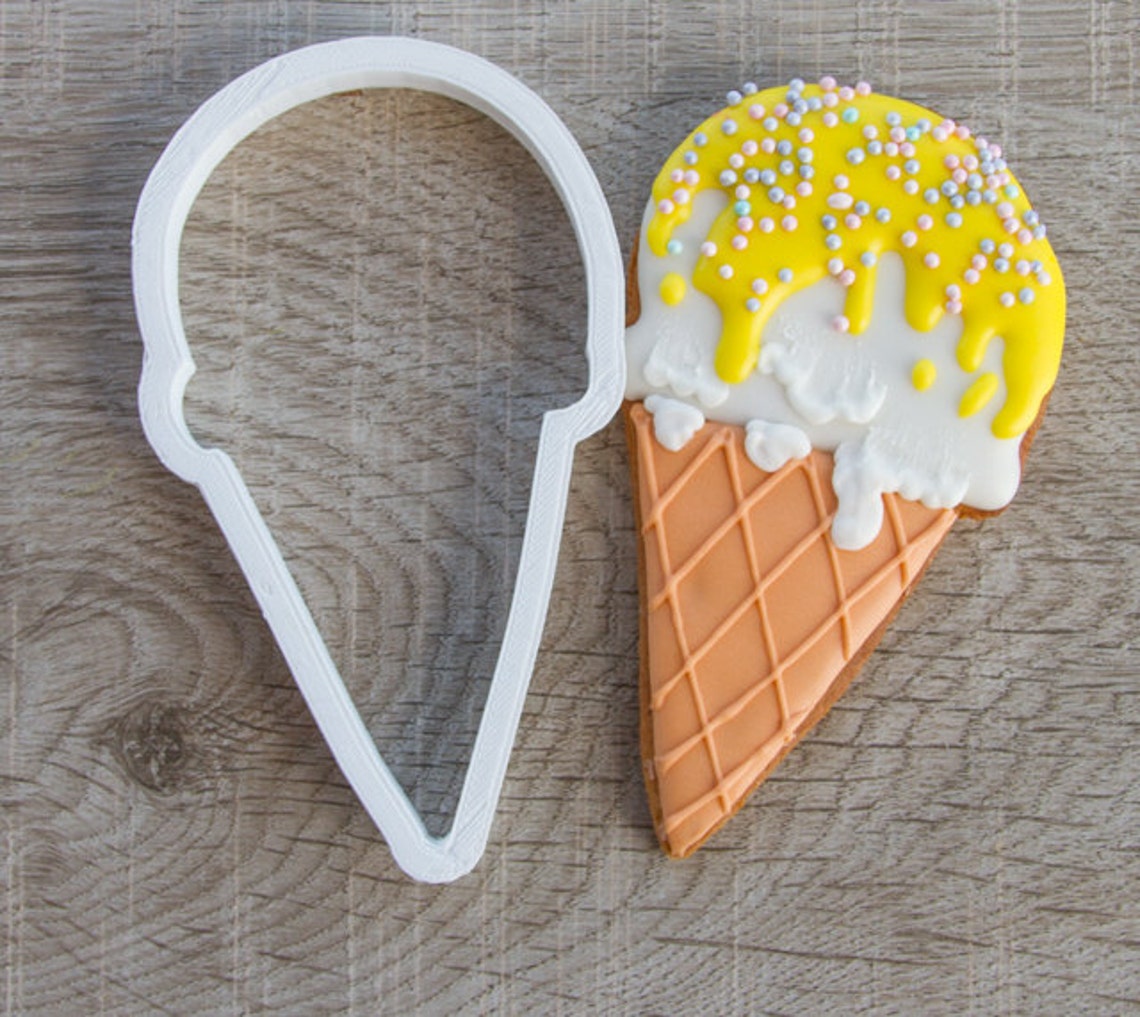 Ice cream cookie cutter 01 Etsy
