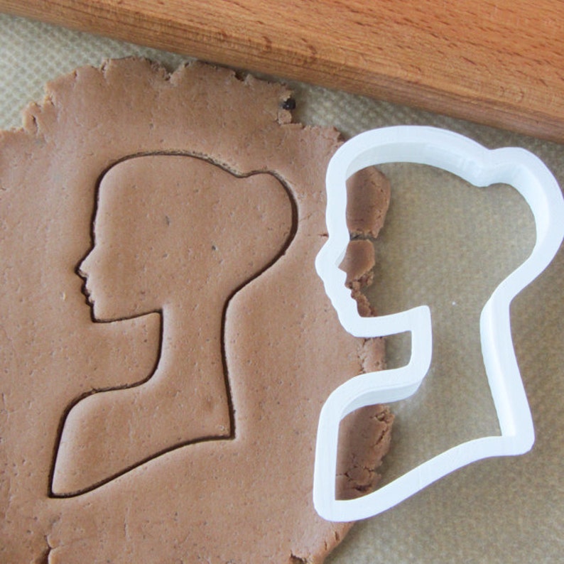 Woman silhouette cookie cutter 1 Etsy