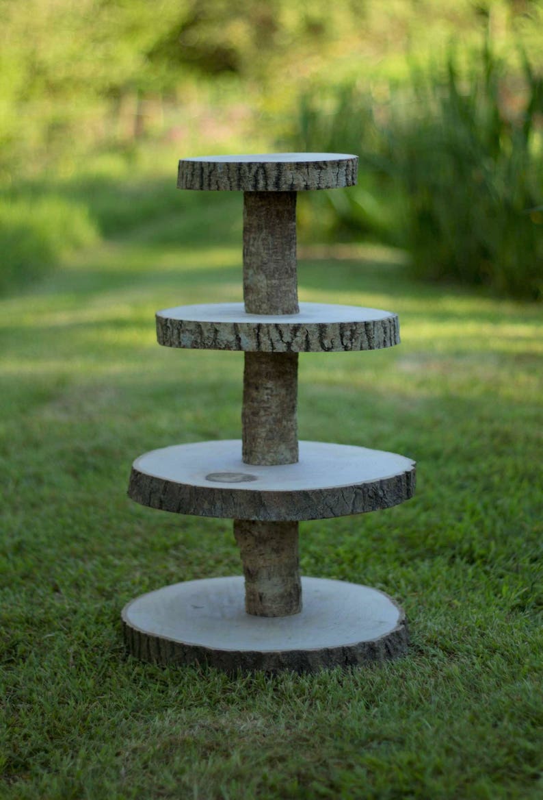 4 Tier Cupcake Stand Kit. Rustic and Ideal for parties and Etsy