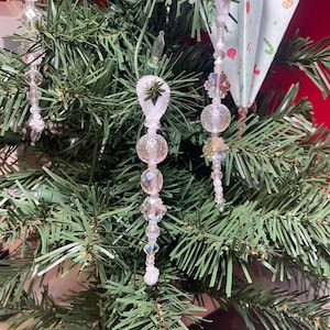 Crystal Icicle Ornament Set