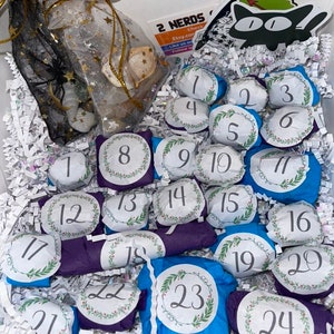 2025 Crystal Advent Calendar Box| Crystal A Day| Crystal Lover&#39;s Dream: Rock Collector Gift Set & Christmas Countdown