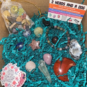 pictured is a 12 day palm stone box