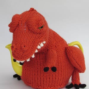 Tea-Rex Tea Cosy Knitting Pattern image 1