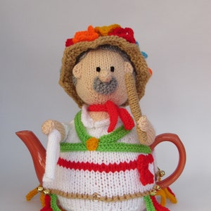 Morris Dancer Tea Cosy Knitting Pattern image 1
