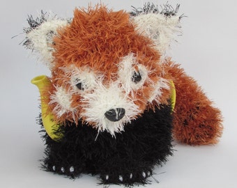 Red Panda Tea Cosy Knitting Pattern