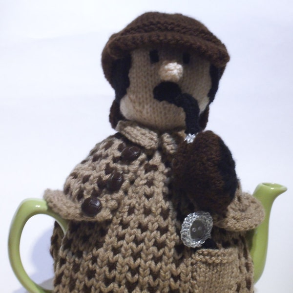 Sherlock Holmes Tea Cosy Knitting Pattern