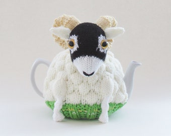 Swaledale Sheep Tea Cosy Knitting Pattern