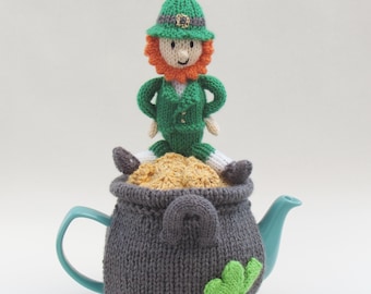 Lucky Leprechaun Tea Cosy Knitting Pattern