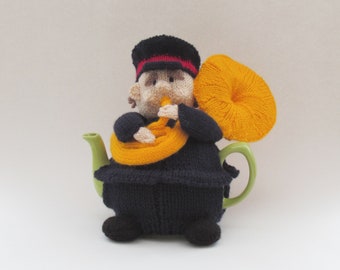 Brass Band Man Tea Cosy Knitting Pattern