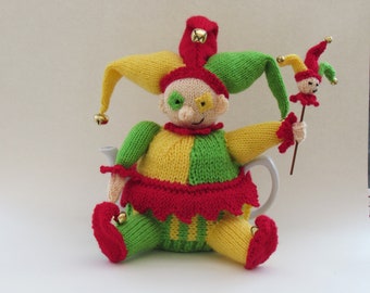 Court Jester Tea Cosy Knitting Pattern