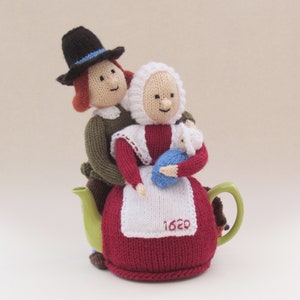 Mayflower Pilgrims Tea Cosy Knitting Pattern