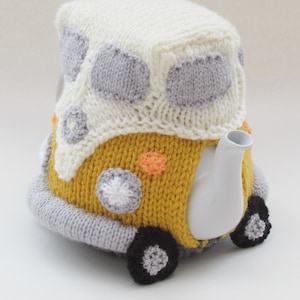 Volkswagen Campervan Tea Cosy Knitting Pattern