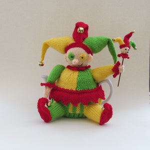 Court Jester Tea Cosy Knitting Pattern image 1