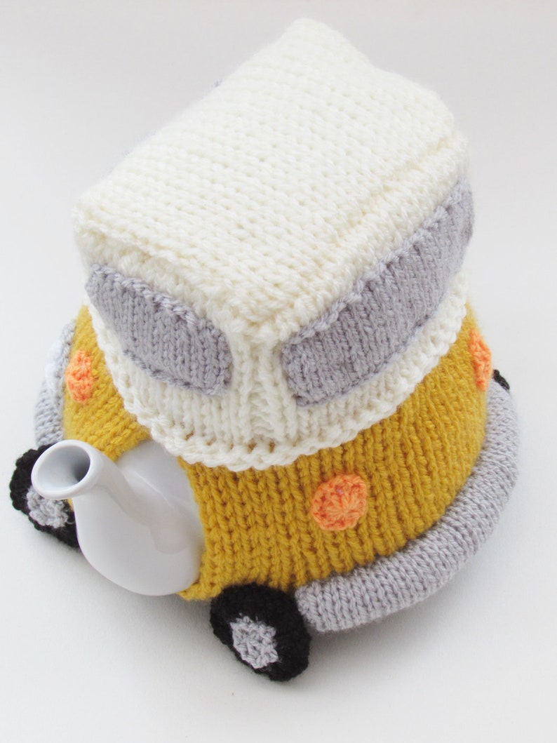 Volkswagen Campervan Tea Cosy Knitting Pattern Etsy
