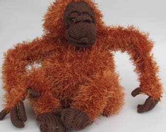 Orangutan Soft Toy Knitting Pattern