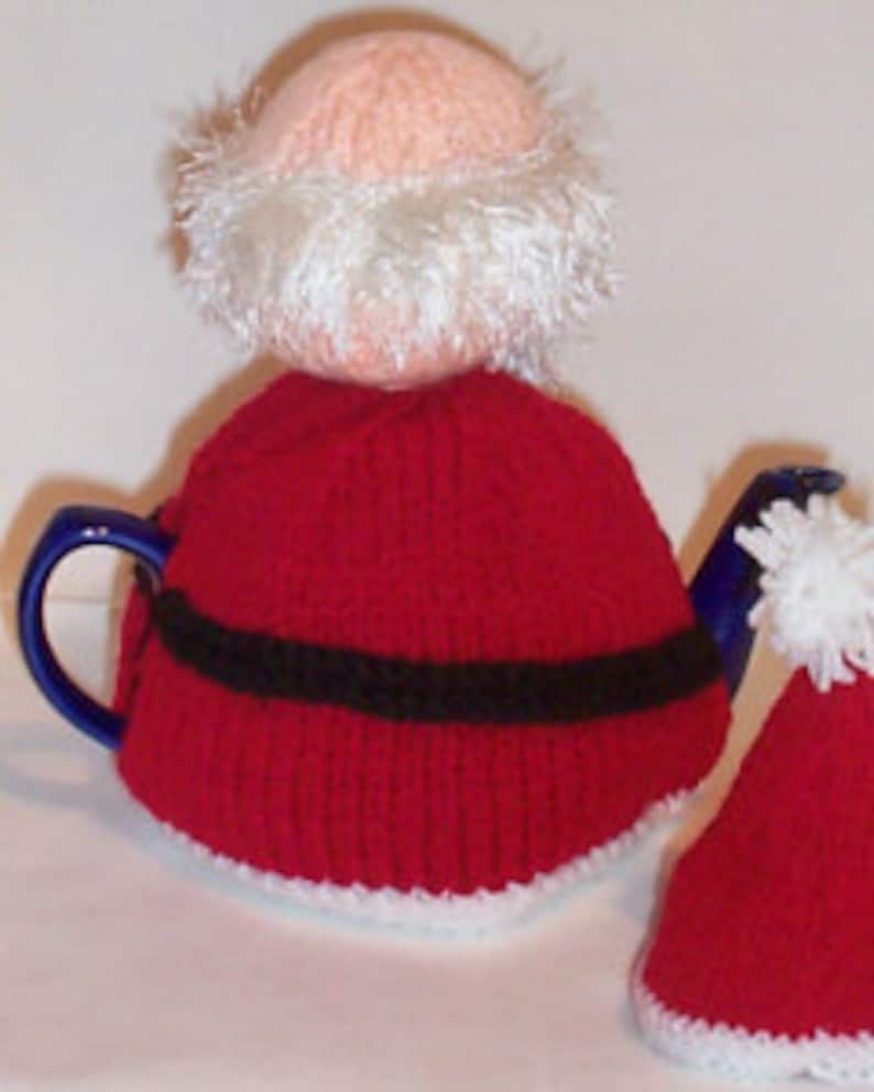 Santa Claus Tea Cosy Knitting Pattern Etsy