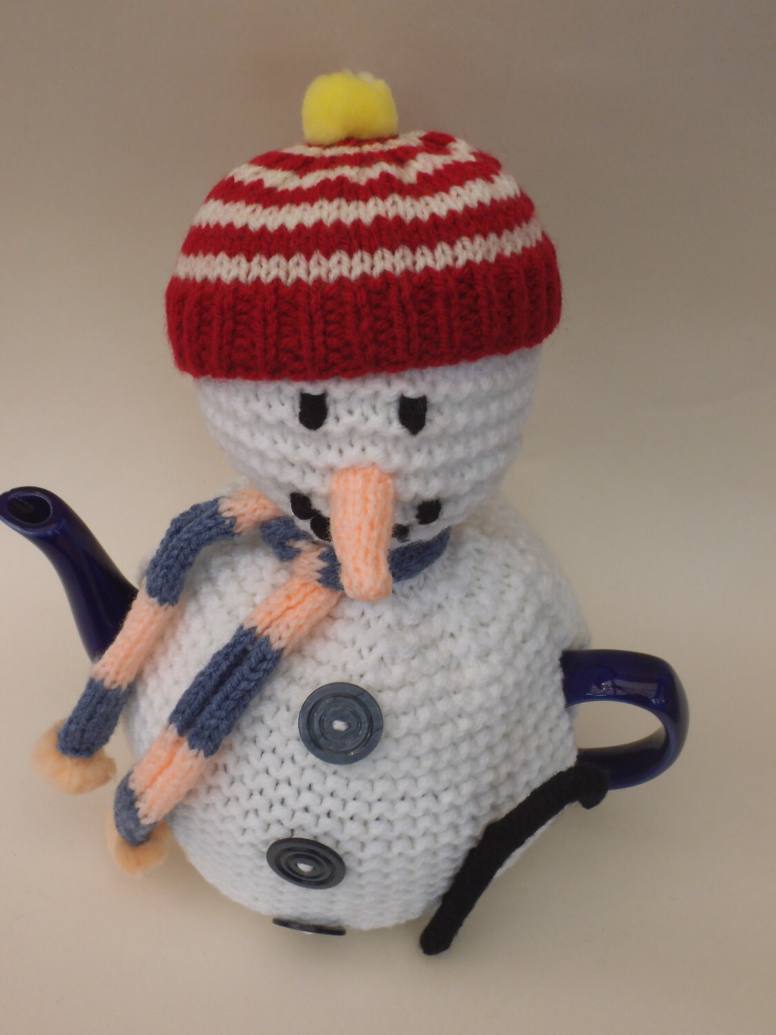 Frosty The Snowman Tea Cosy Knitting Pattern Etsy