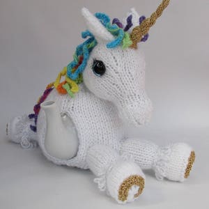 Unicorn Tea Cosy Knitting Pattern image 3