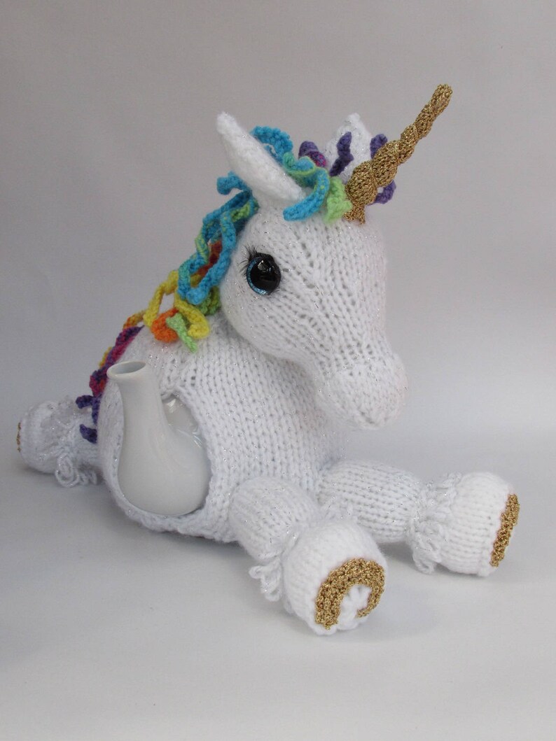 Unicorn Tea Cosy Knitting Pattern image 3