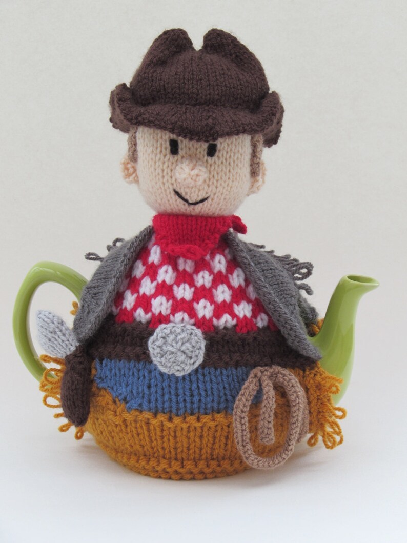 American Cowboy Tea Cosy Knitting Pattern image 8