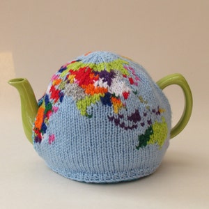 Globe Tea Cosy Knitting Pattern