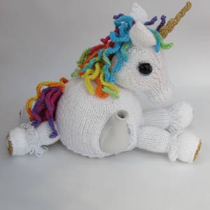 Unicorn Tea Cosy Knitting Pattern image 4