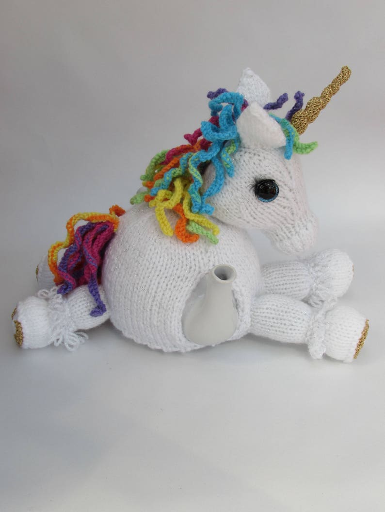 Unicorn Tea Cosy Knitting Pattern image 4