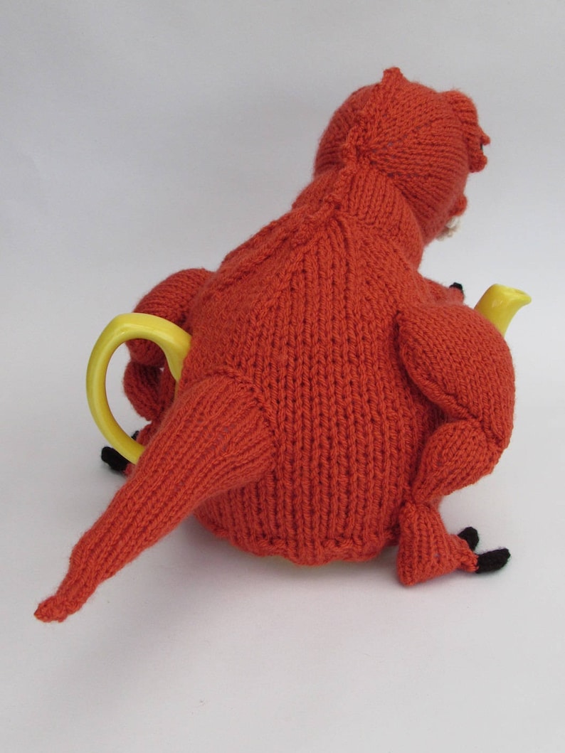 Tea-Rex Tea Cosy Knitting Pattern zdjęcie 2