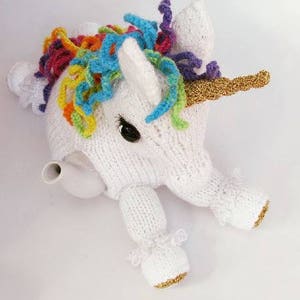 Unicorn Tea Cosy Knitting Pattern image 2