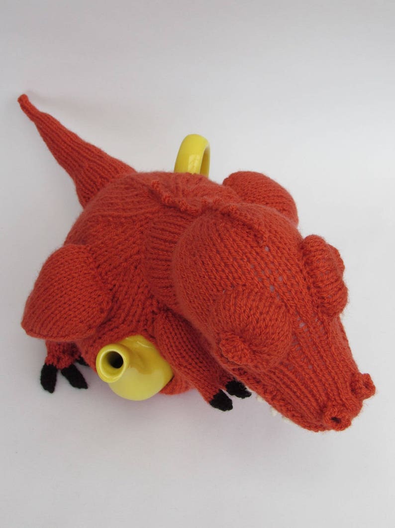 Tea-Rex Tea Cosy Knitting Pattern zdjęcie 5