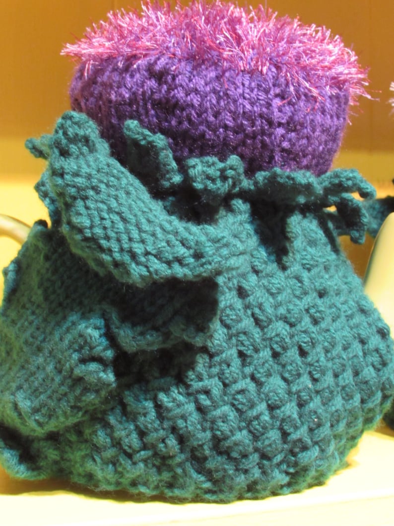 Scottish Thistle Tea Cosy Knitting Pattern Etsy