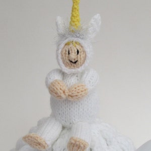 Unicorn Over the Rainbow Tea Cosy Knitting Pattern to knit your own teapot warmer