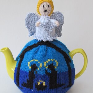 Strickmuster &quot;&quot;Heilige Nacht&quot;&quot; - Teewärmer Krippe&quot;