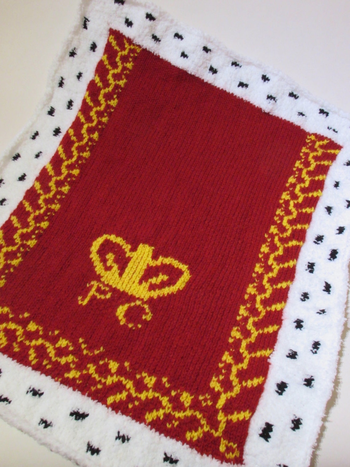 Baby Blanket Knitting Pattern for Royal Looking Blanket Etsy