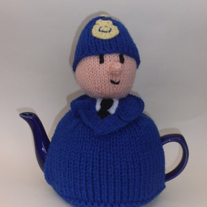 Policeman Tea Cosy Knitting Pattern