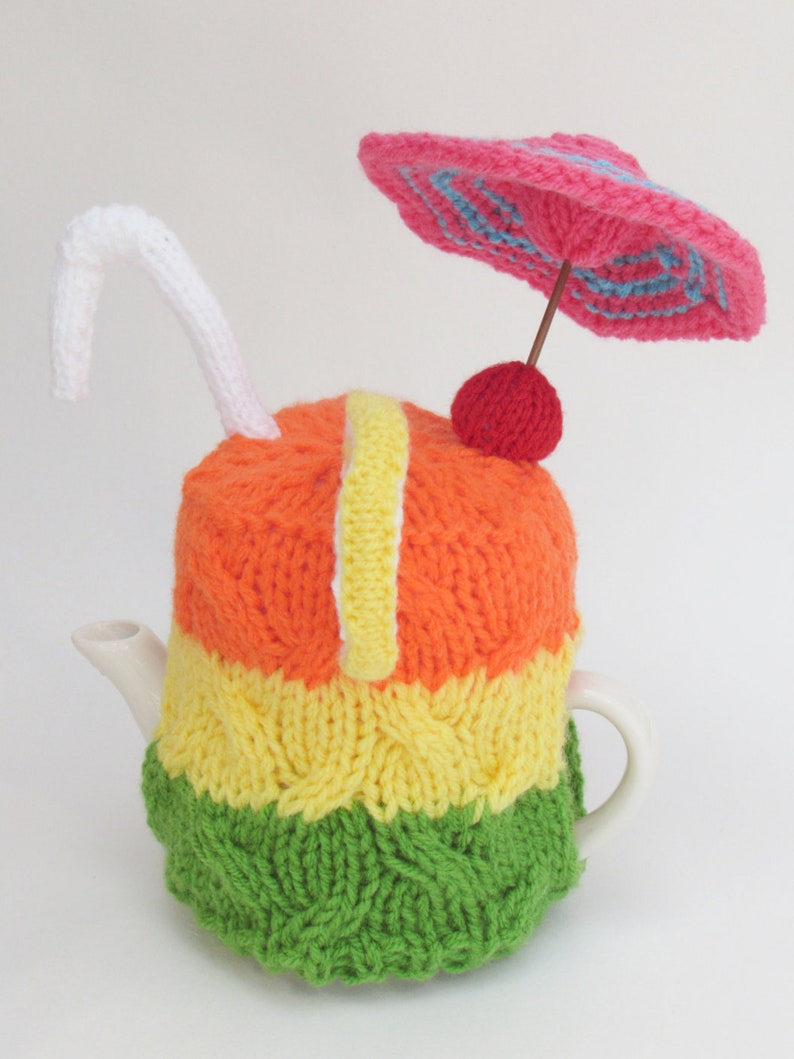 Cocktail Party Tea Cosy Knitting Pattern image 5